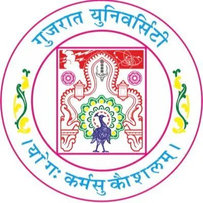Gujarat University Logo